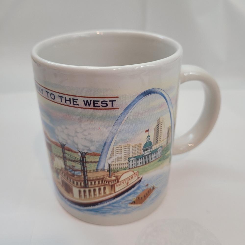 Jefferson National Parks Association Saint Louis Gateway to the West‎ Mug 1998